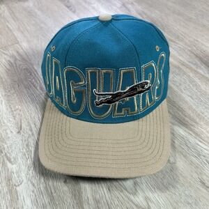 VTG Starter Jacksonville Jaguars Fitted 7 1/8 Hat NFL  Green Blue Wool Blend Cap